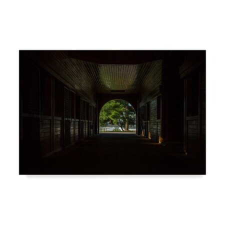 Trademark Fine Art Galloimages Online 'Horse Farm Barn Inside And Out' Canvas Art, 22x32 ALI34970-C2232GG